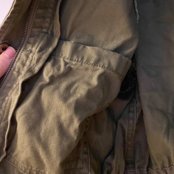 Madewell Green Army Utility Field Jacket Size M EUC - Picture 3 of 6